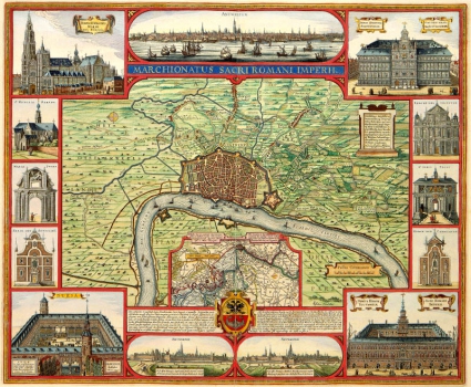 Antwerpen Marchionatus Sacri Romani Imp. 1624 Visscher